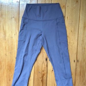 90° brown leggings with pockets